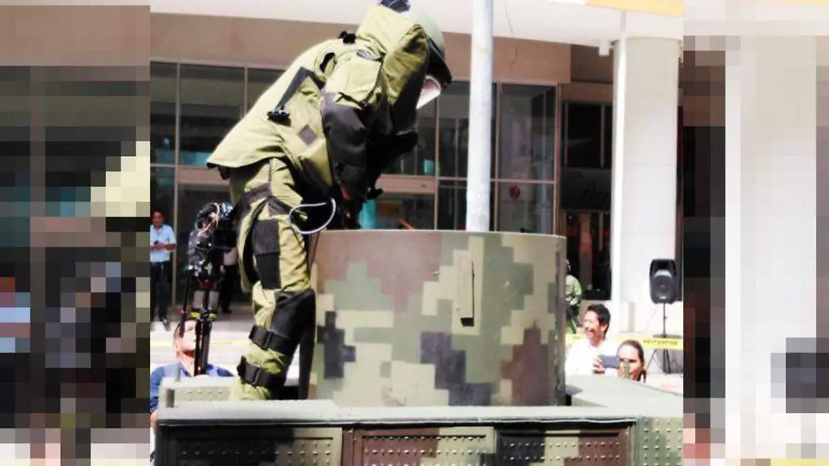 simulacro de bomba en Acapulco